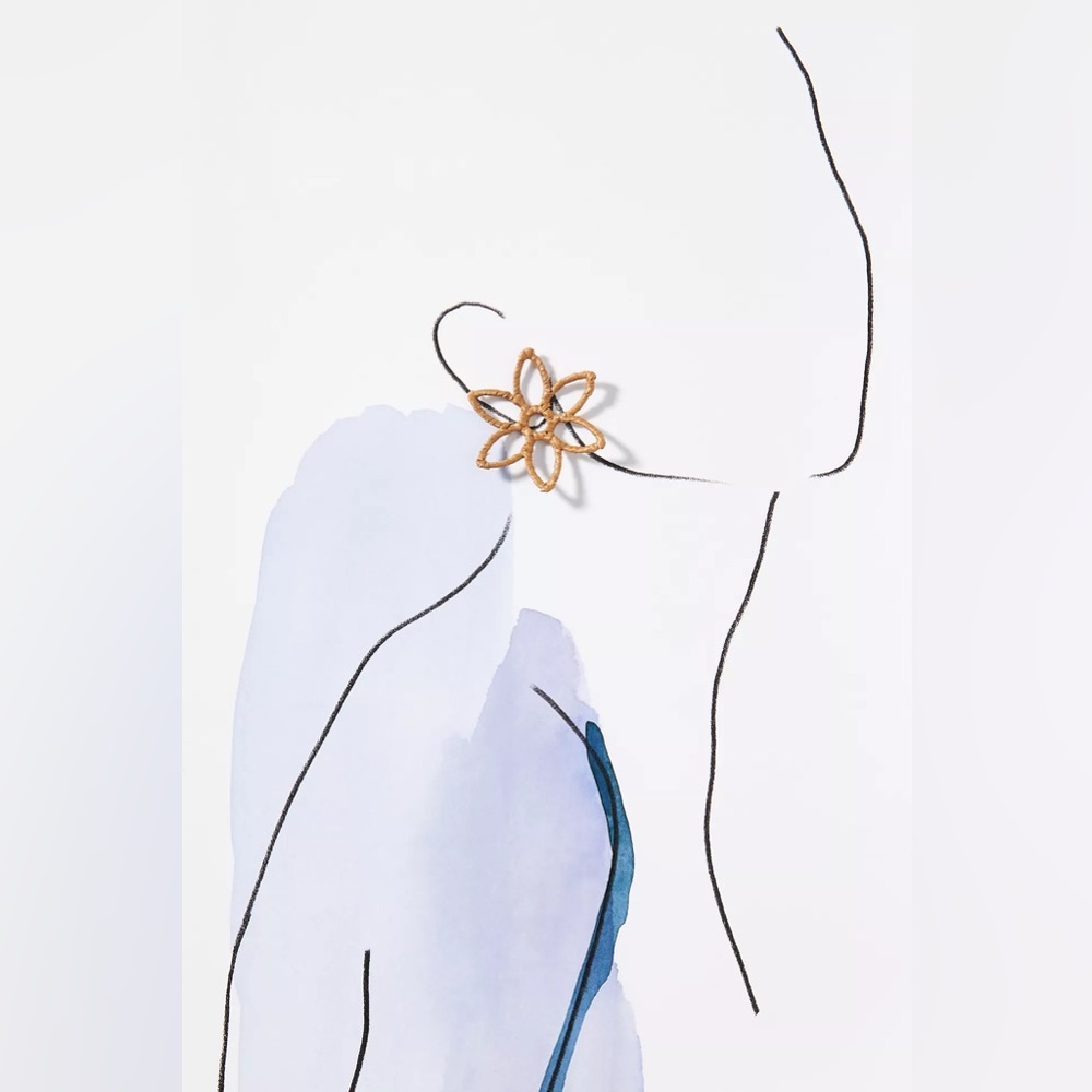 NEW Flower earrings by Anthropologie